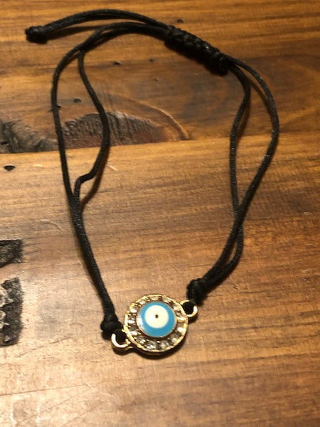 Costume Bracelet; Voodoo Evil Eye of Protection